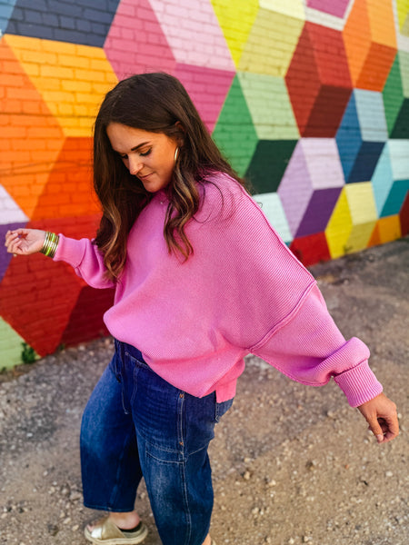 Side Slit Dupe Sweater