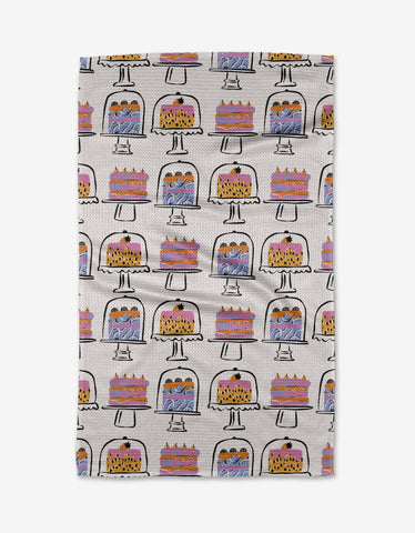 Geometry - Cakes In The Window Tea Towel