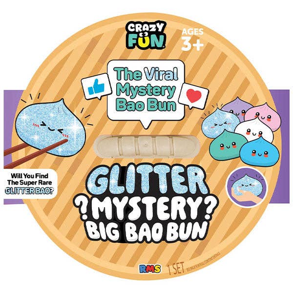 Showcase - RMS® Crazy Fun™ 7" Bao Bun Mystery Squishy Rare Gltr