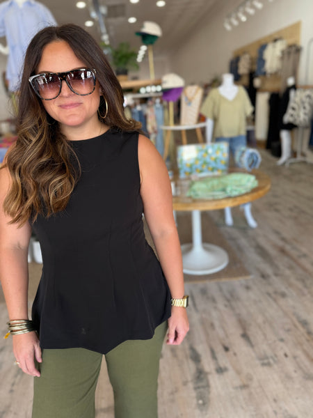 Boat Neck Peplum