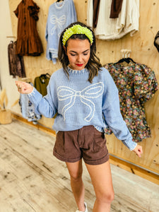 Kaylee Sweater in Powder Blue