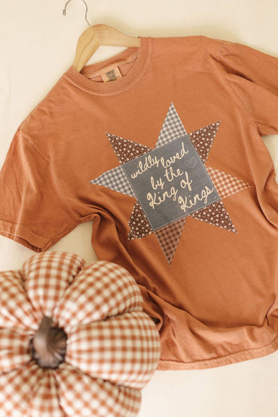 Whitney | Chaudoin Creations - Quilt Patch Wildly Loved By The King Graphic Apparel