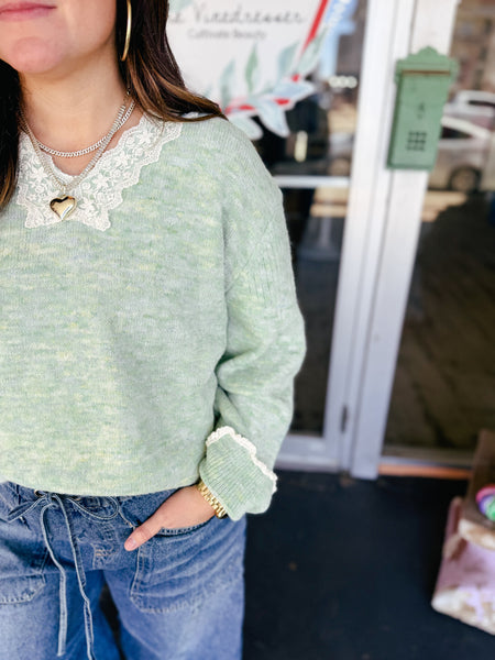 Mint to be sweater