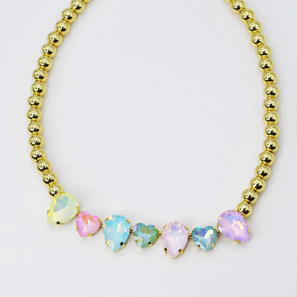 Candy Heart Glow Necklace