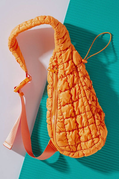 Marshmallow Sling Bag  Orange  