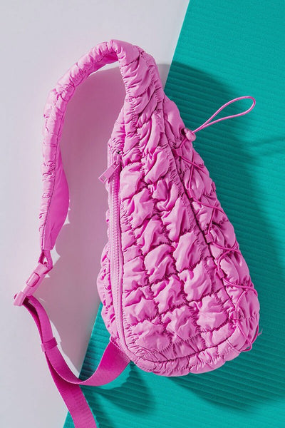 Marshmallow Sling Bag  Pink  