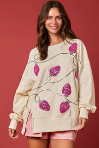 Sequin Holiday Pullover    