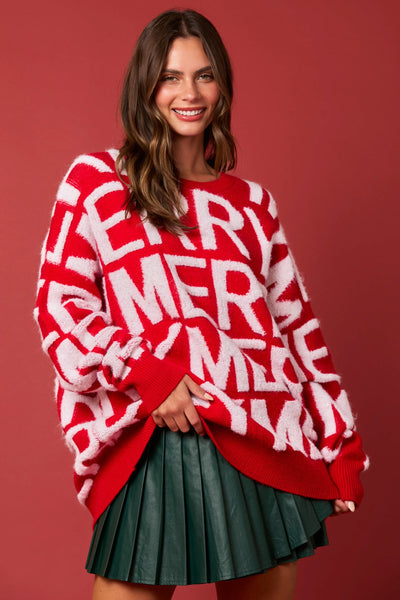 Merry Yarn Sweater    