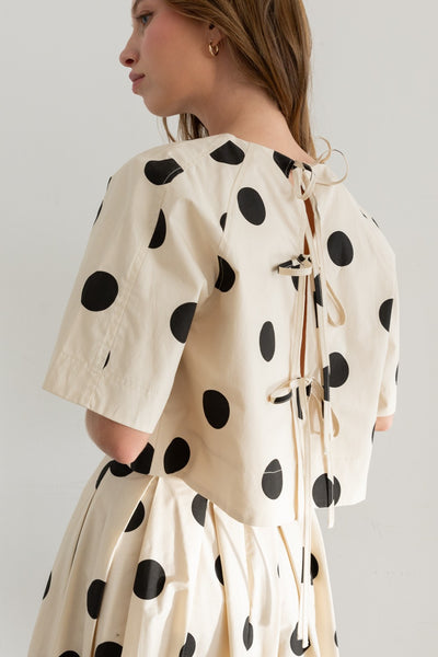 Polka Dot Crop Top