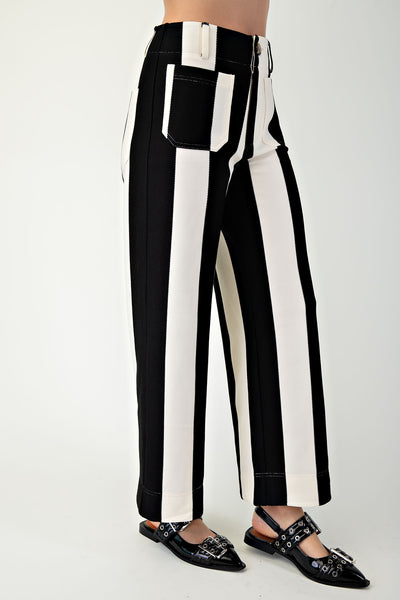 Heather Stripe Pant