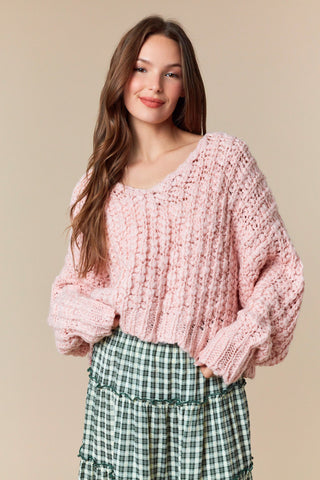 Blush Yarn Sweater