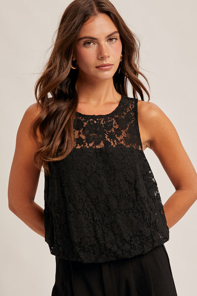 The Always Polished Lace Tank