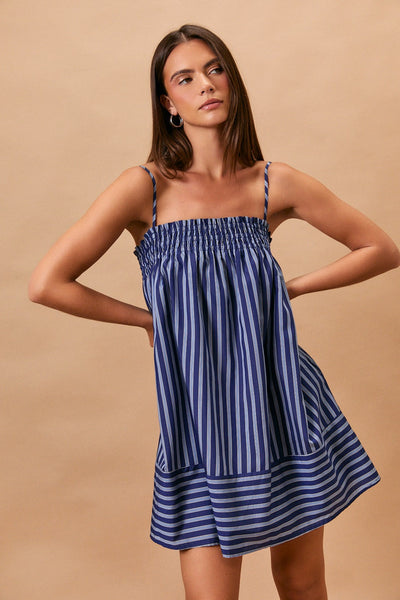 Karlee Stripe Mini Dress
