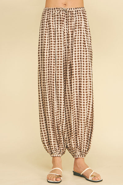 Geo Dot Harem Pant
