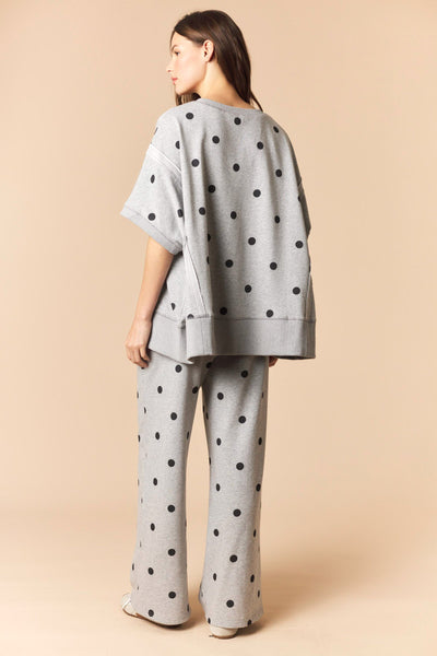 Grey Polka Dot Set