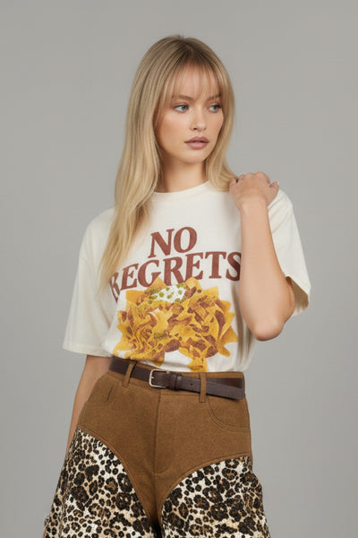 No Regrets Nacho Graphic Tee – Vintage Relaxed Fit