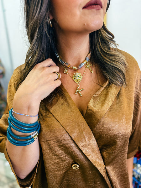 Dolly initial necklace