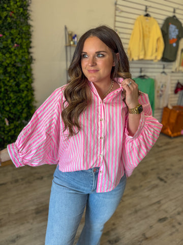 Lexi Neon Button Up