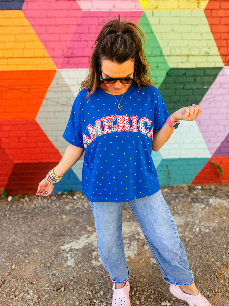 America Map Dot Top