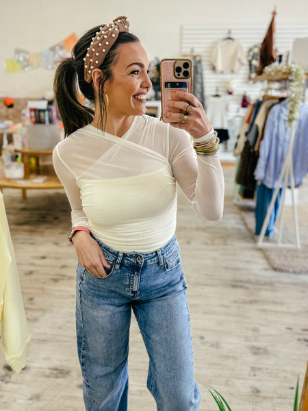 Kara White Bodysuit