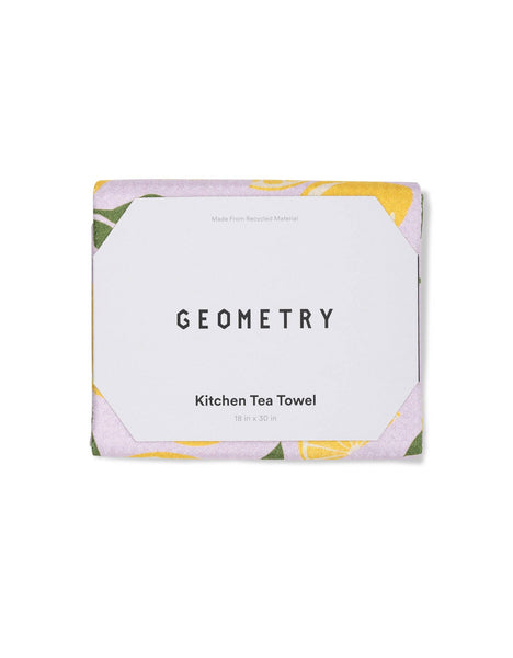 Geometry - Sweet Lemon Tea Towel