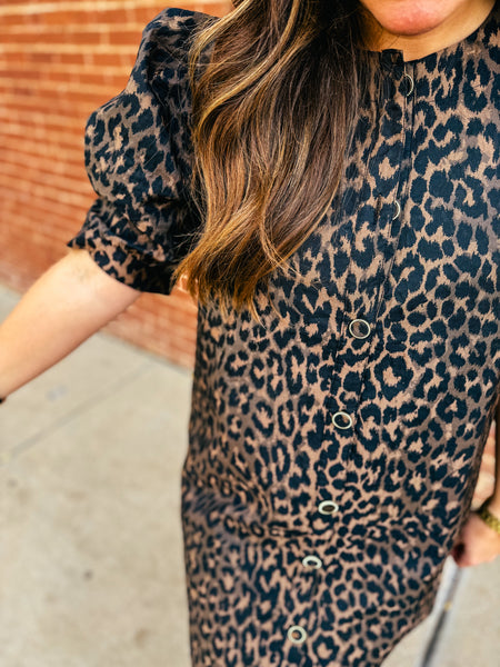Jilliane Leopard Dress