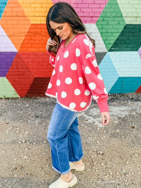 Polka Dot Pullover