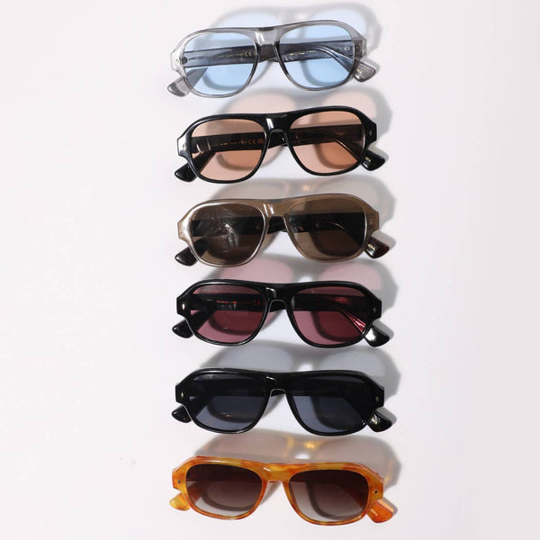 Women's Oval Frame Tinted Lense Sunglasses