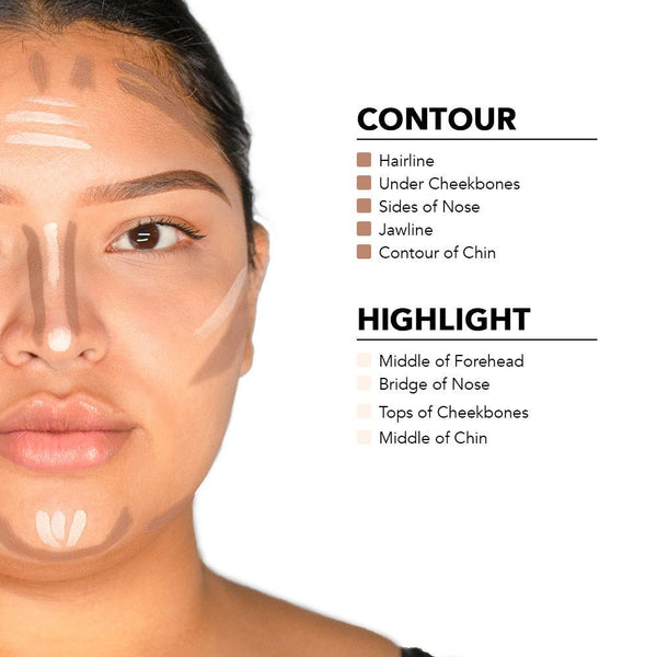 MakeSense¨ Cream Contour & Highlight Duo - Deep Collection