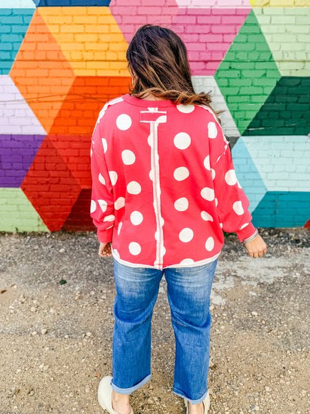 Polka Dot Pullover