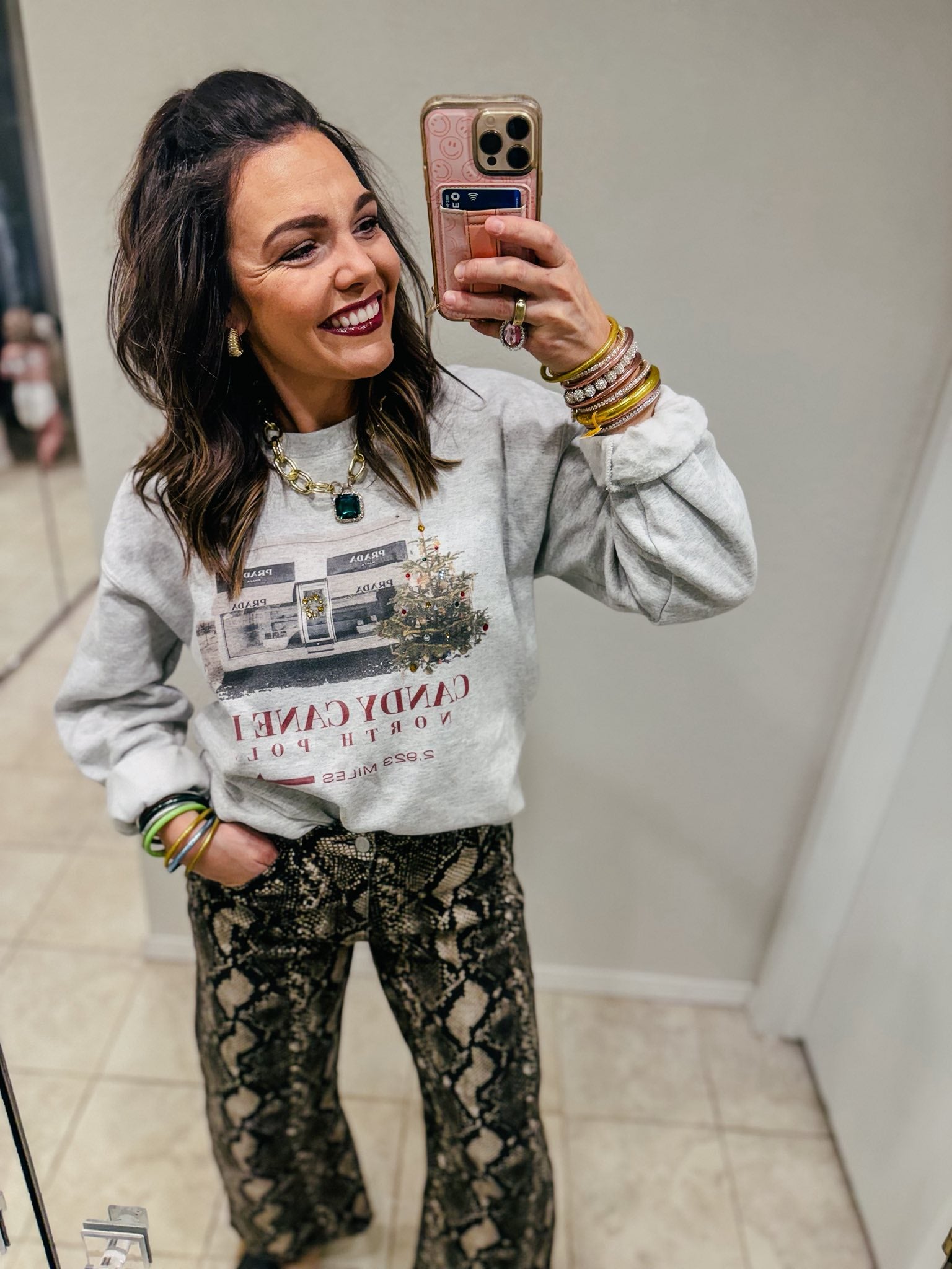 Candy Cane Marfa Sweatshirt