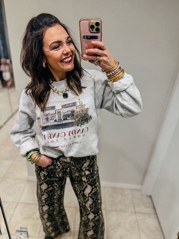 Candy Cane Marfa Sweatshirt