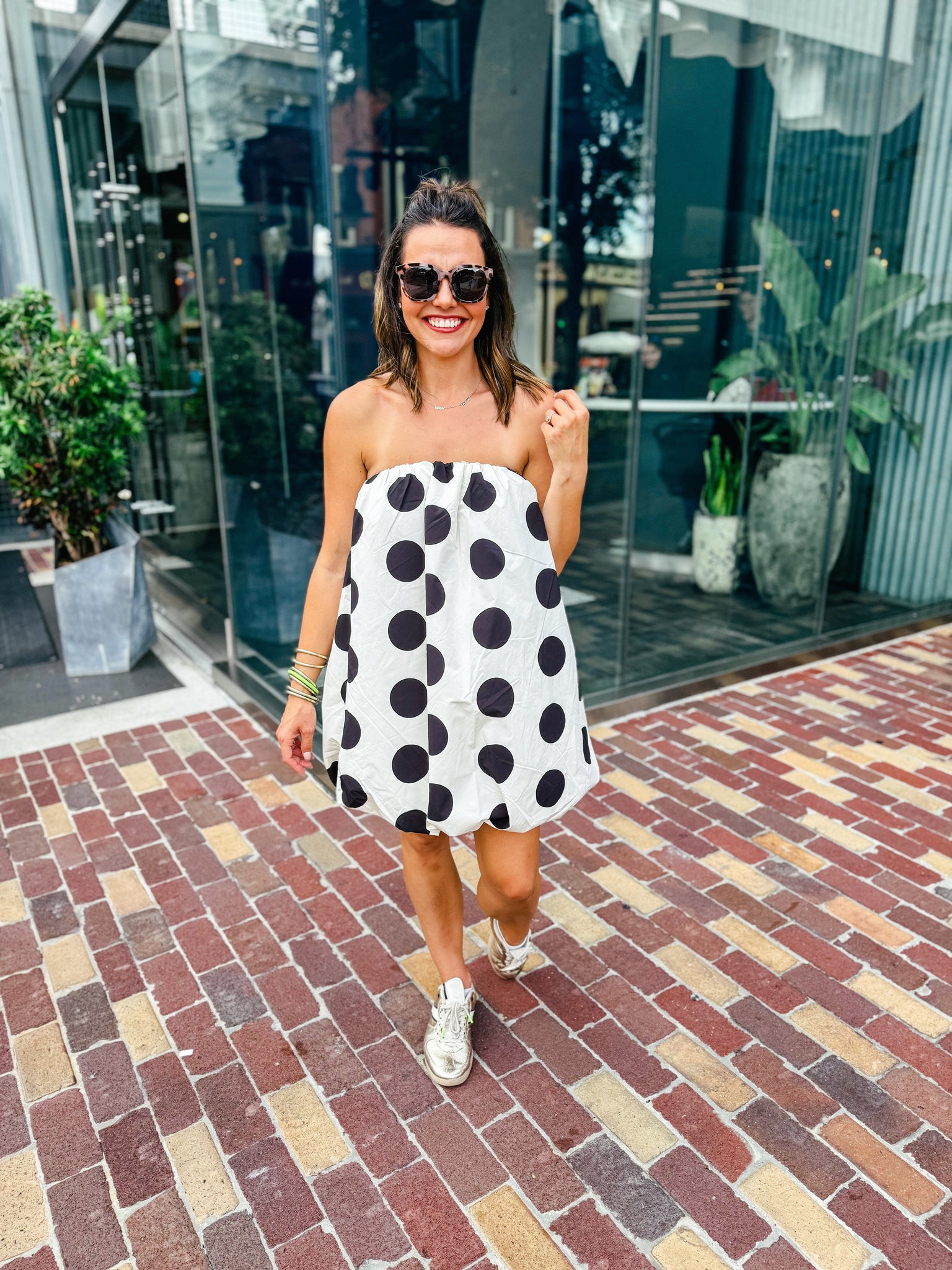 Polka Dot Bubble Dress