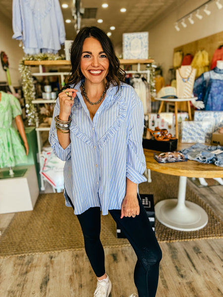 Lauren Heart Button Up