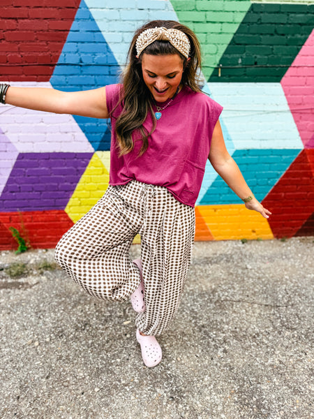 Geo Dot Harem Pant