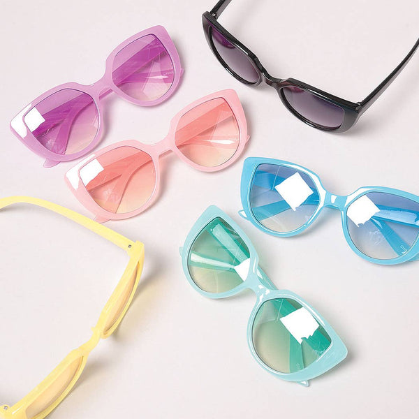 Fashion City - Kid's Colorful Cat Eye Fashion Sunglasses