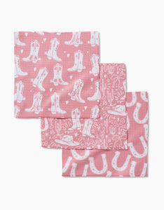 Geometry - Chic Lucky Boots Dishcloth Set