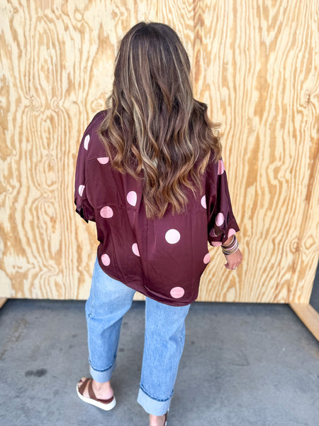Merlot Moments Blouse