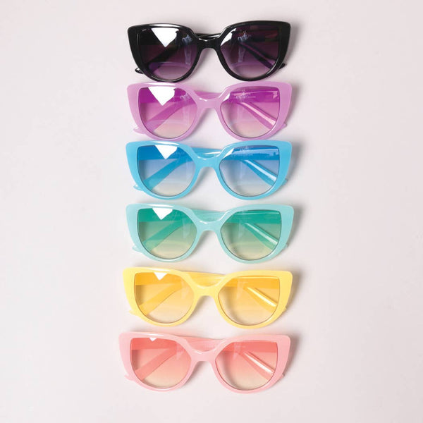 Fashion City - Kid's Colorful Cat Eye Fashion Sunglasses