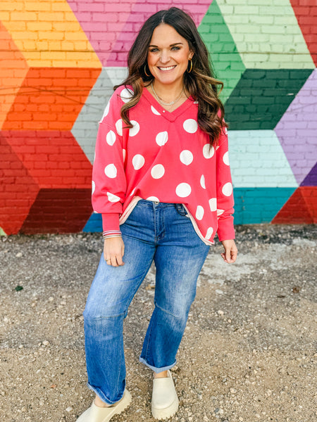 Polka Dot Pullover
