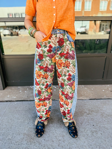 Floral Tapestry Pant