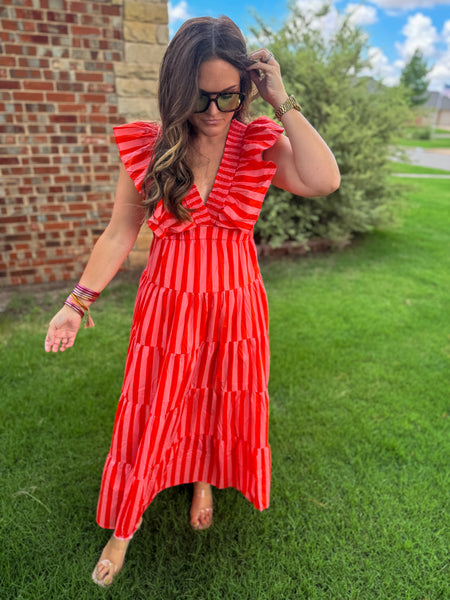 Just Peachy Maxi Dress