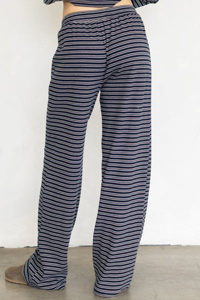 Loren Navy Multi Stripe Set