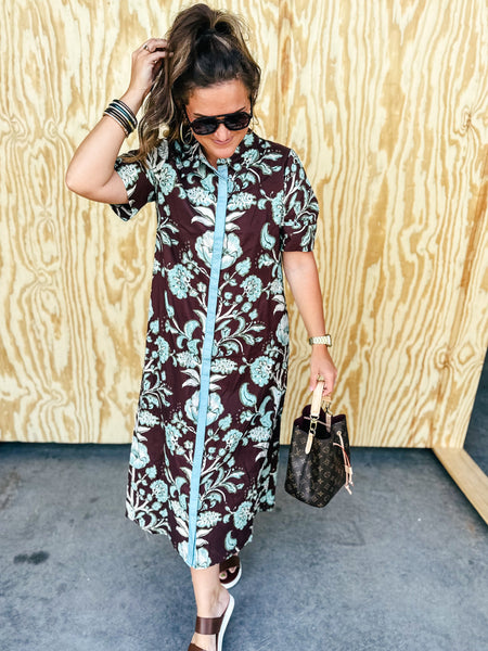 Farmers Market Floral Maxi