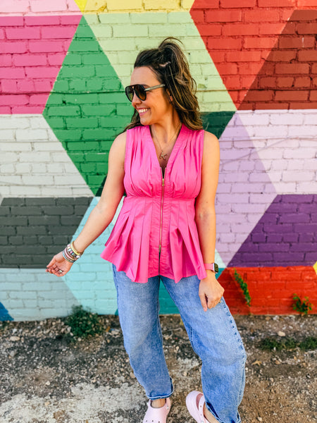 Josie Pleated Blouse