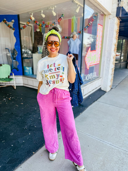 Orchid Elastic Waist Pant