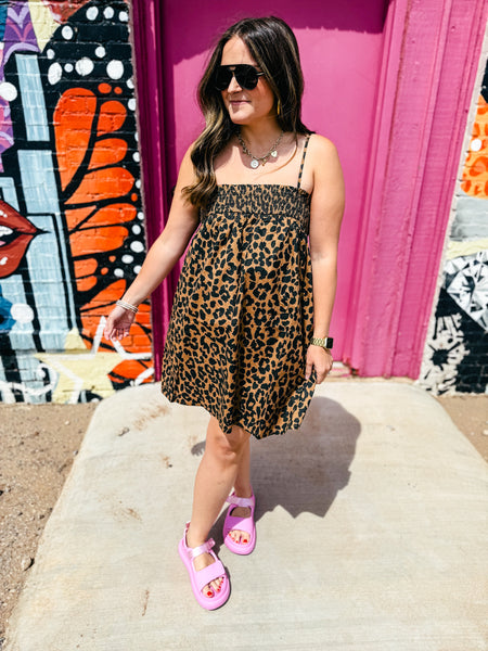 Leopard Mini Dress