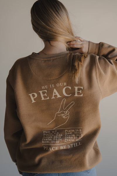 Peace Be Still Pullover    