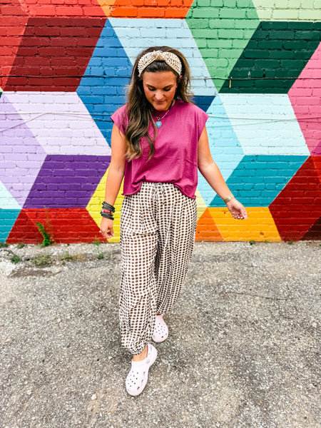 Geo Dot Harem Pant