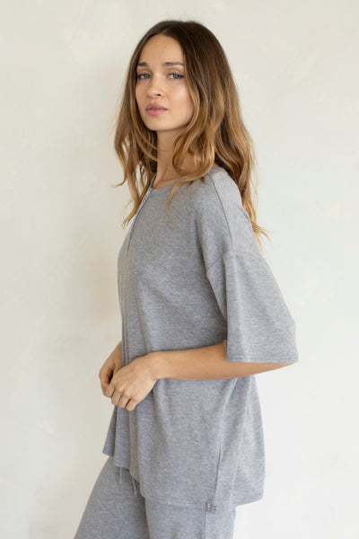 Feather Light Henley Tee